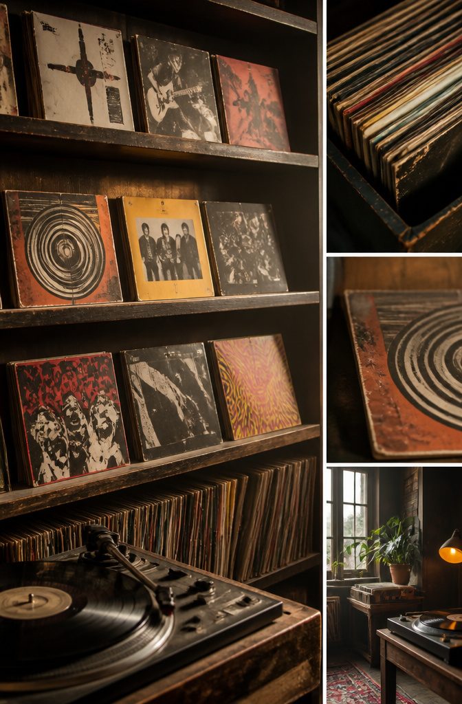 Compilation albums showcasing garage punk music.