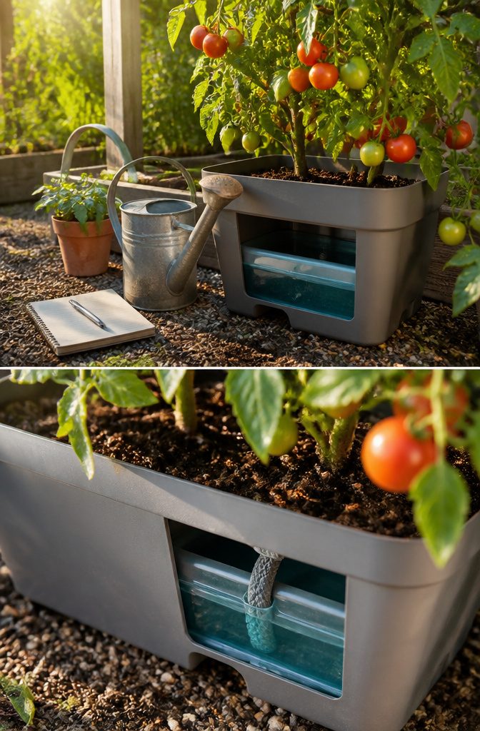 7 Steps: Essential Vegetable Gardening Tips for Beginners 4 A gardener checking soil moisture in a garden bed.
